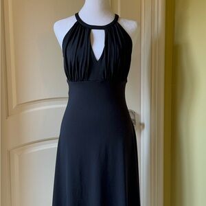 White House Black Market Front Keyhole Halter Sleeveless Mini Dress Size 2